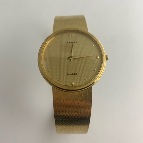 LASALLE Accessories - RETRO THIN Lasalle Gold Watch